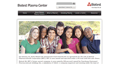 Desktop Screenshot of biotestplasma.com