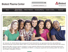 Tablet Screenshot of biotestplasma.com